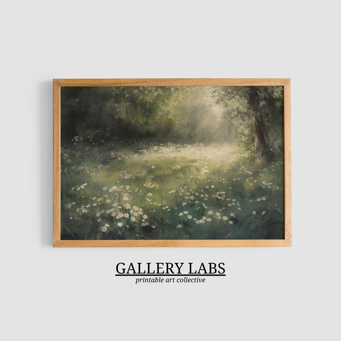 Muted Wildflower Print, Vintage Farmhouse Art Print - Image 3