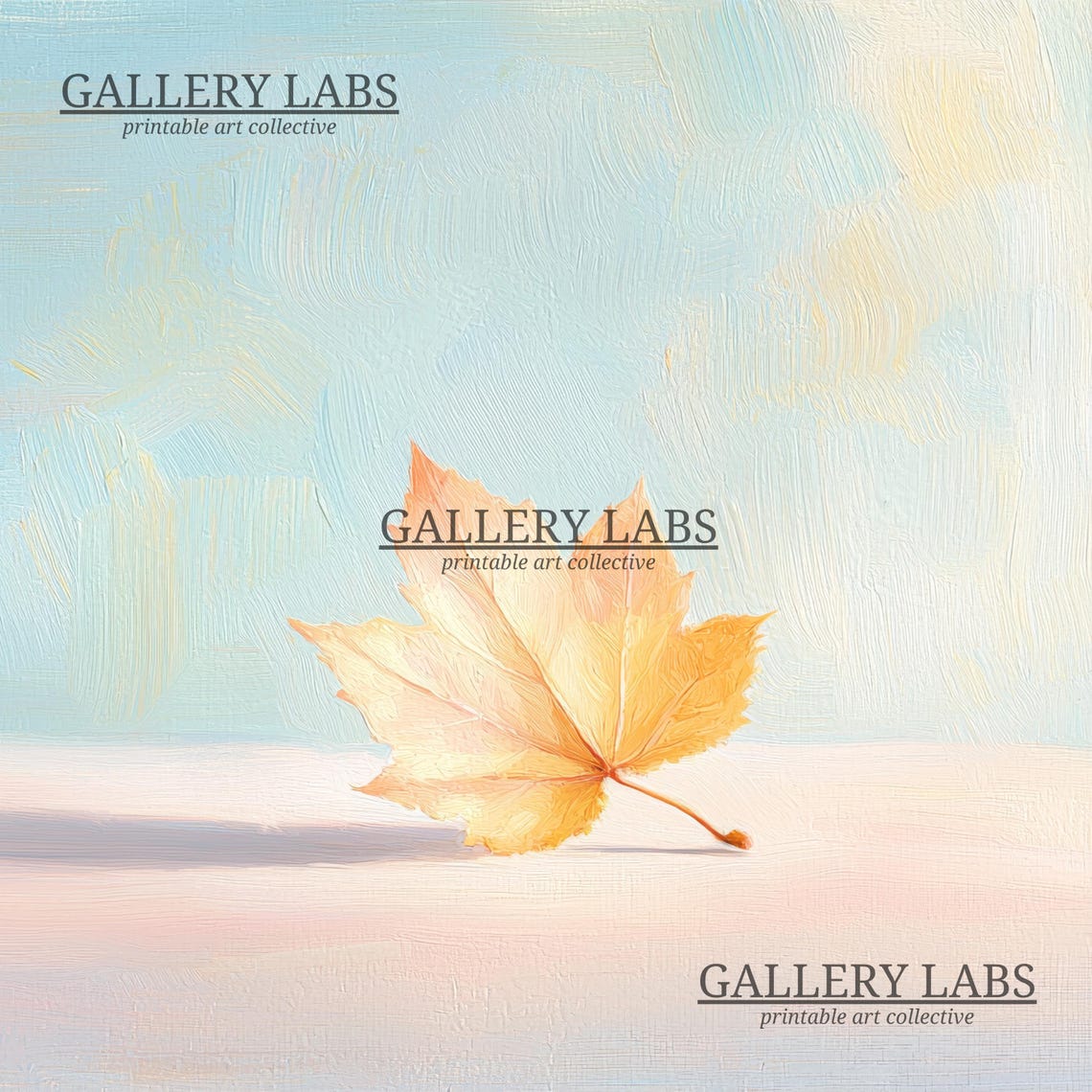 Girly Fall Leaf Print Pink Trendy Decor Autumn Art Seasonal Decor Cute Fall Still Life Dorm Room Decor Art - Image 4