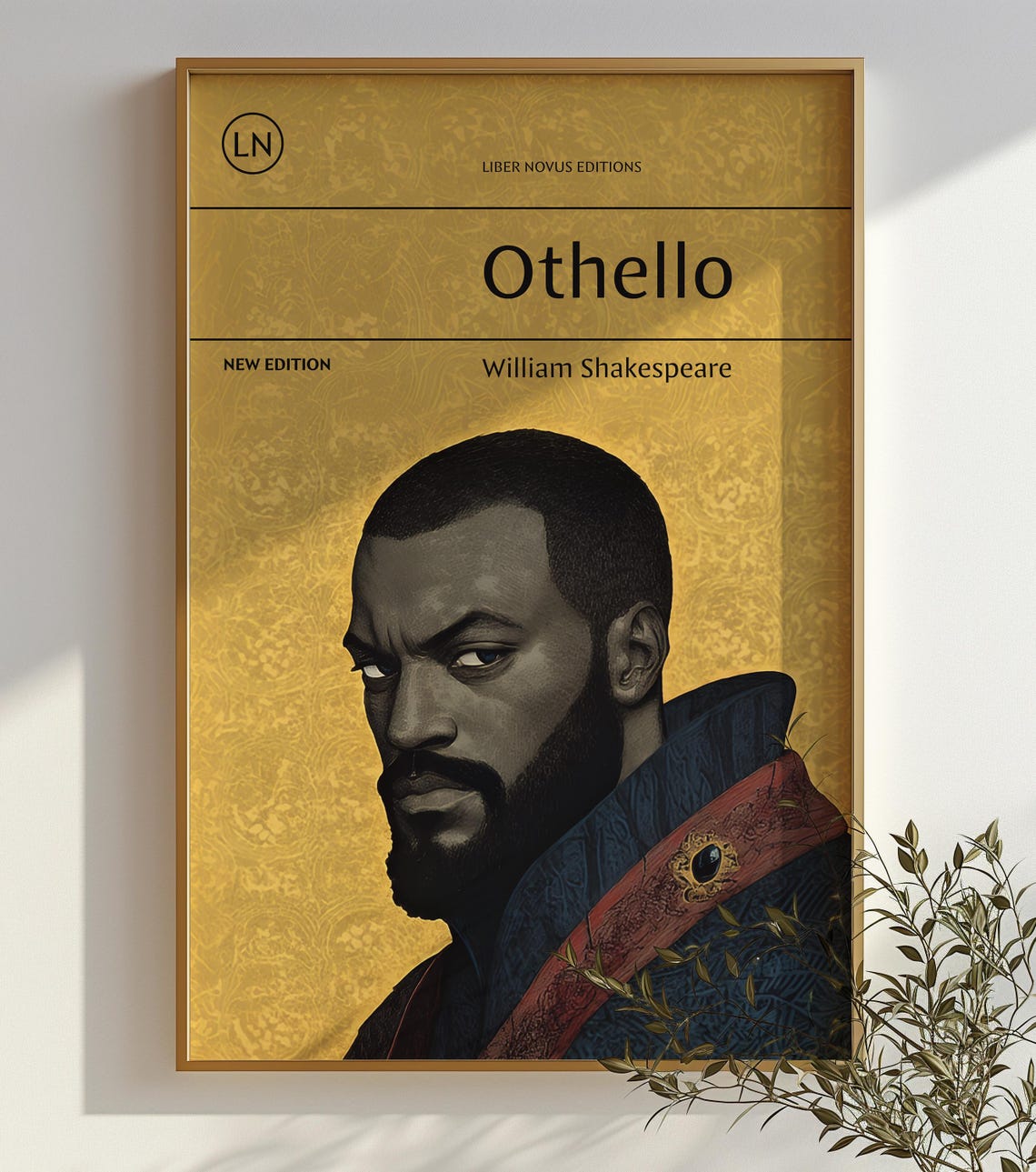 Shakespeare Othello New Edition Moor Portrait Gold Regal Poster - Image 2