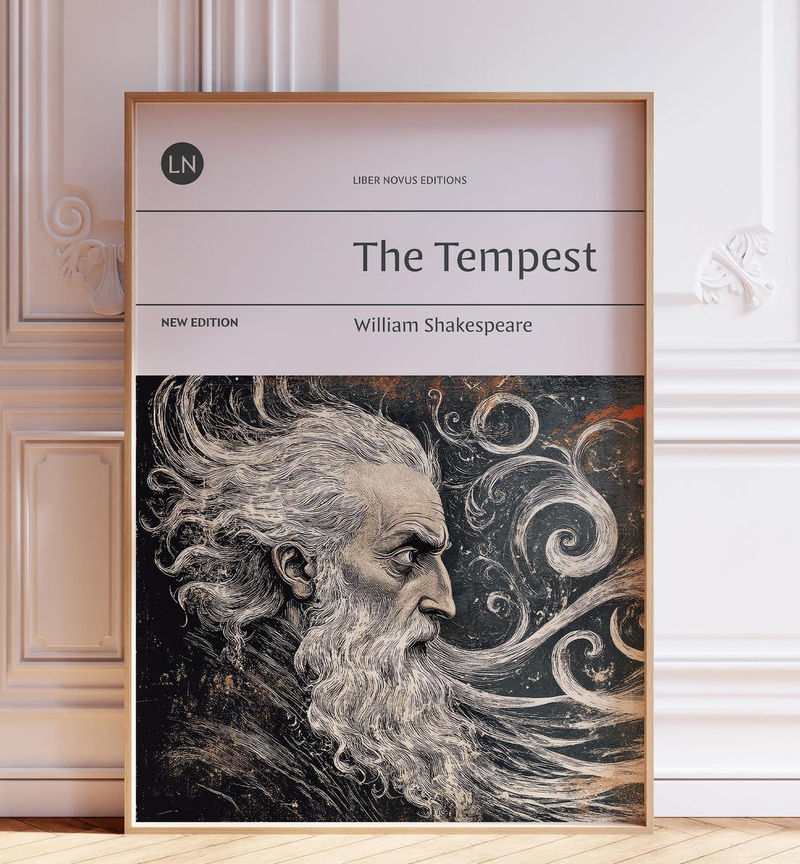 Shakespeare The Tempest New Edition Prospero Wind Storm Book Poster