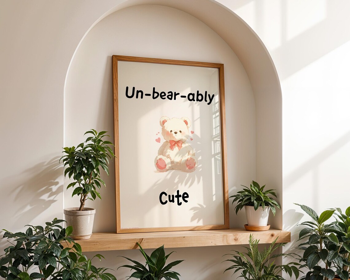 Un-Bear-Ably Cute Bear Home Office Decor - Image 5