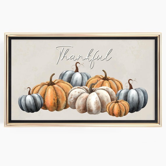 Frame Tv Art For Thanksgiving Decor Fall Decoration Friendsgiving Party Decoration For The Frame Tv Fall Gift Hostess Tv Art