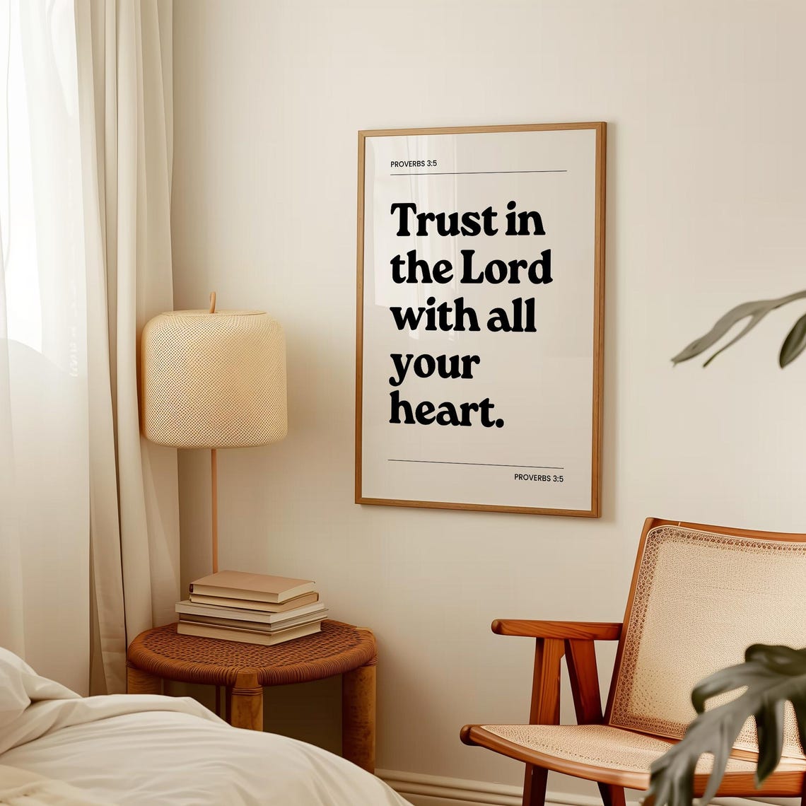 Proverbs 35 Christian Wall Art Bible Verse Decor Dorm Room Poster Wall Art Trendy Apartment Decor Housewarming Gift - Image 3