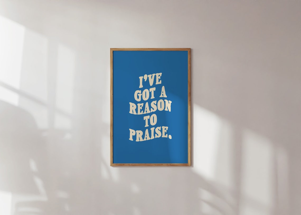 I've Got A Reason To Praise Psalm 150 Colorful Two Poster Set - Image 3