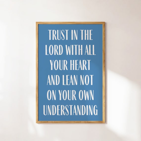 Proverbs 35 6 Christian Wall Art Bible Verse Quote Coastal Granddaughter Prints Blue Wall Art Minimalist Faith Poster Apartment Decor