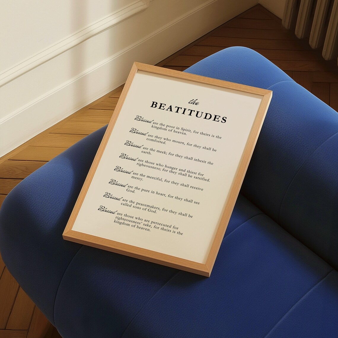 The Beatitudes Bible Verse Christian Wall Decor - Image 2