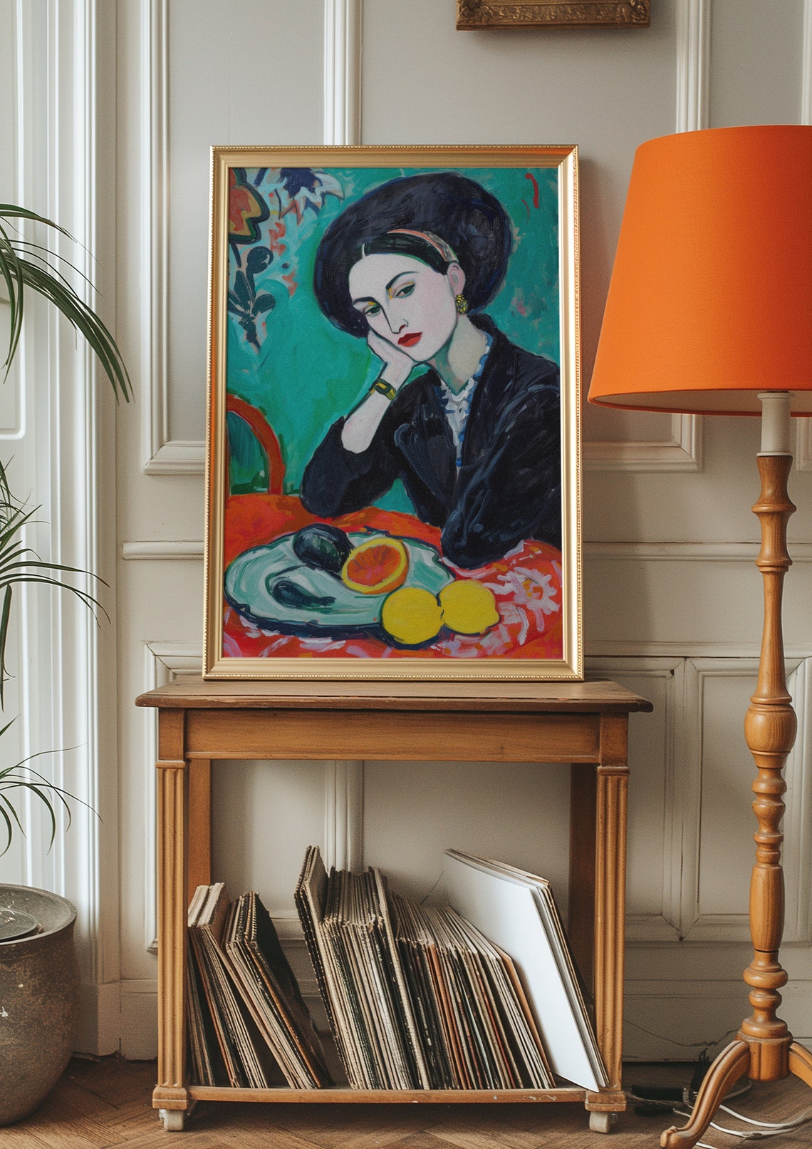 Matisse Poster Elegant Portrait Of A Woman Expressionist Style Art Print Colorful Home Decor Wall Art - Image 2
