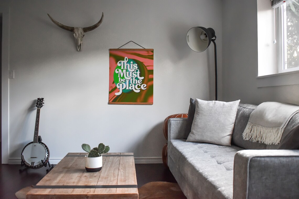 This Must Be The Place, 70s Retro Wall Art Print - Image 2