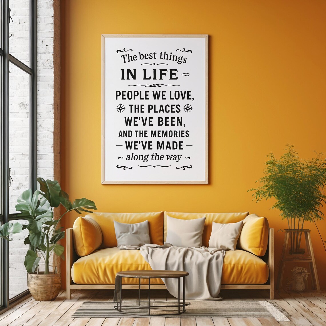 Life Best Things Quote Poster, Motivational Decor - Image 5