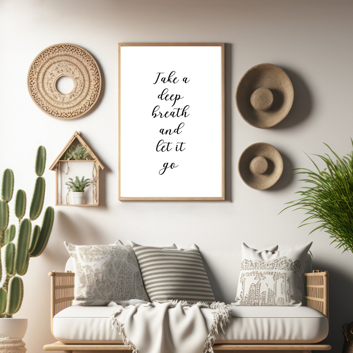 Take A Deep Breath And Let It Go Art Print - Image 4