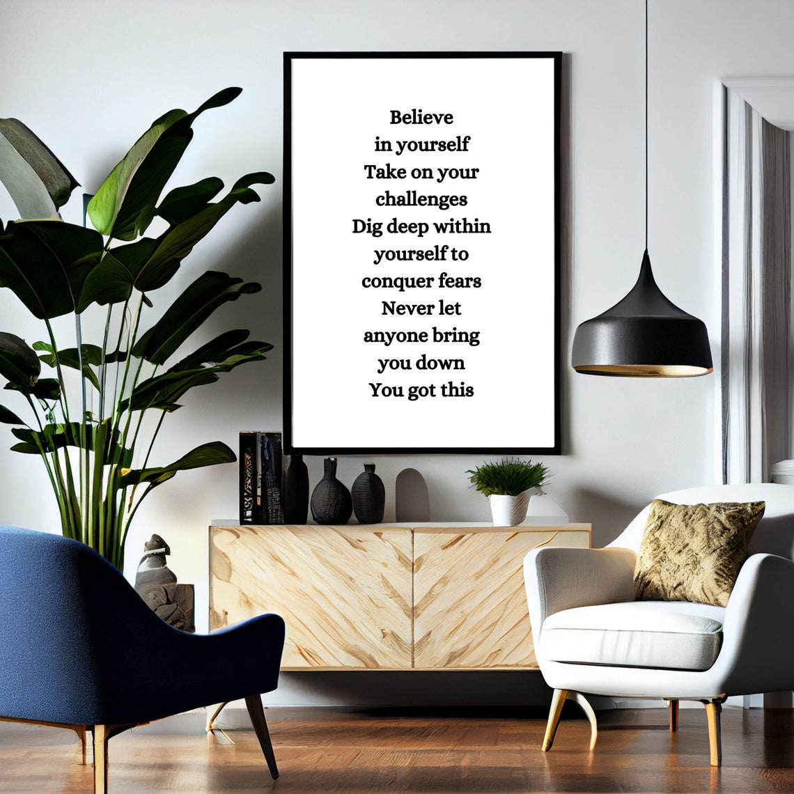 Believe In Yourself Take On Your Challenges You Got This Wall Poster - Image 4