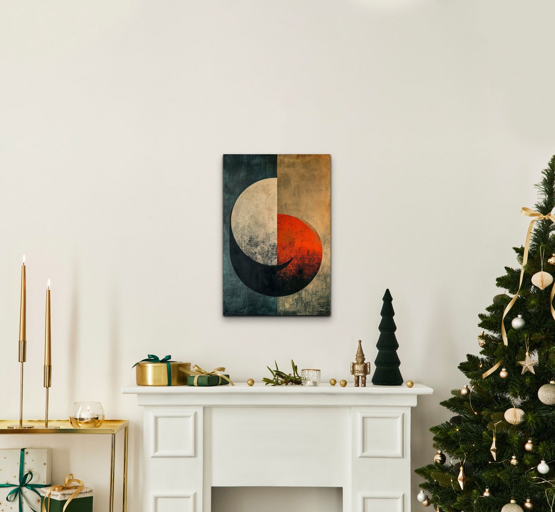 Mid Century Modern Moon Art Print - Image 4