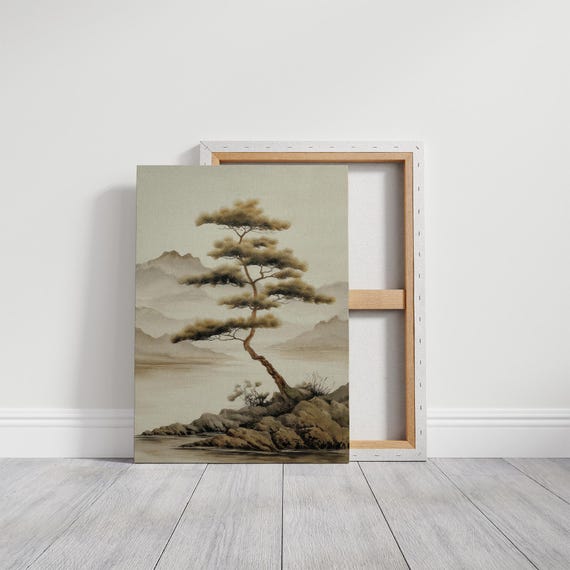 Tranquil Pine Over Misty Mountains