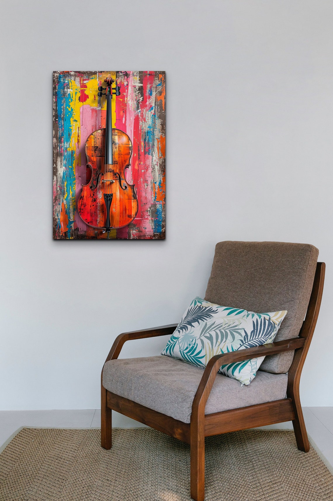 Pop Art Cello Poster - Image 4