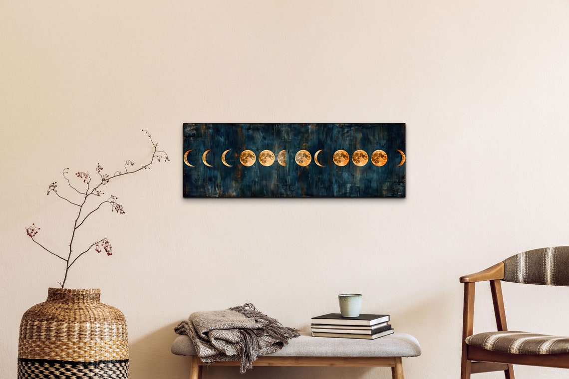 Panoramic Moon Phase Wall Art Print - Image 6