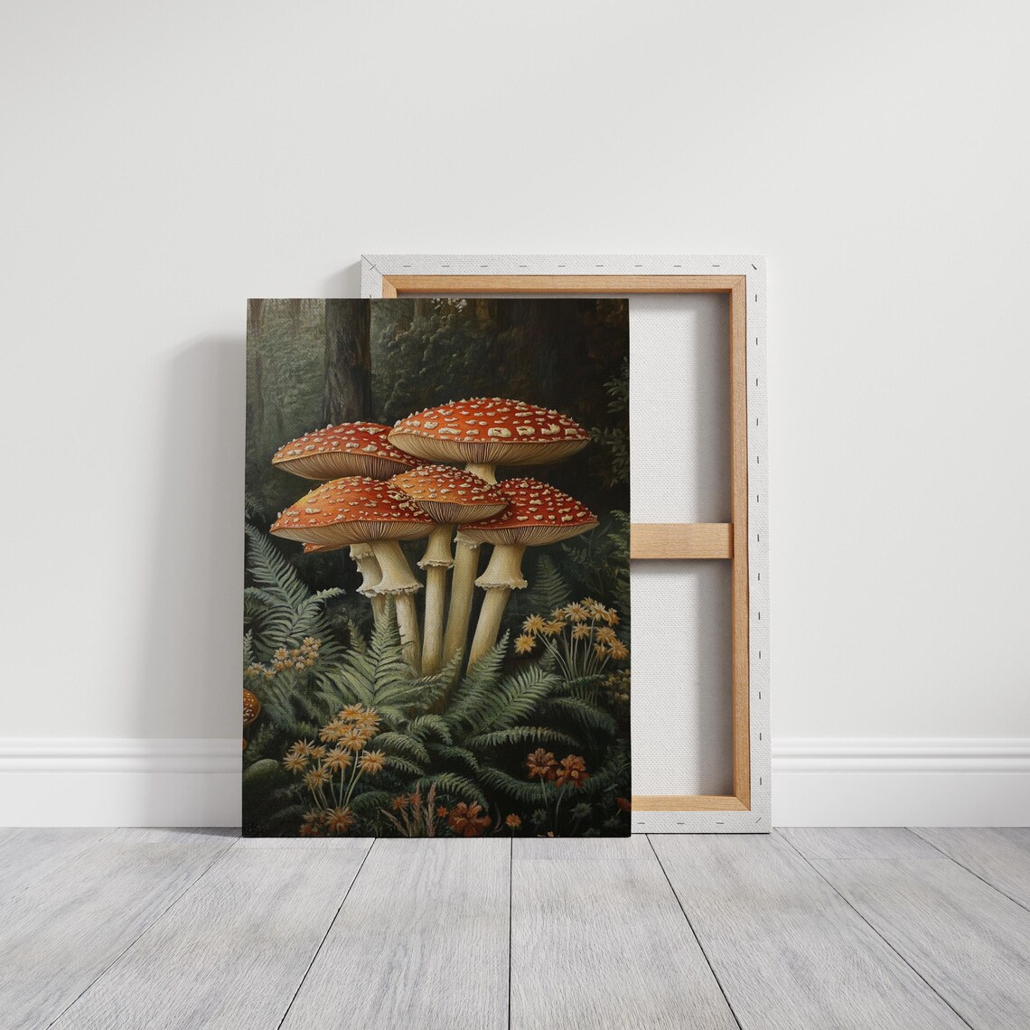 Vintage Fly Agaric Mushroom, Enchanted Woodland Decor - Image 3