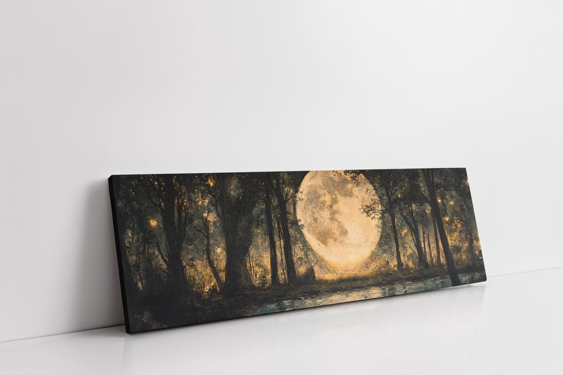 Full Moon Forest - Mystical Landscape - Image 7