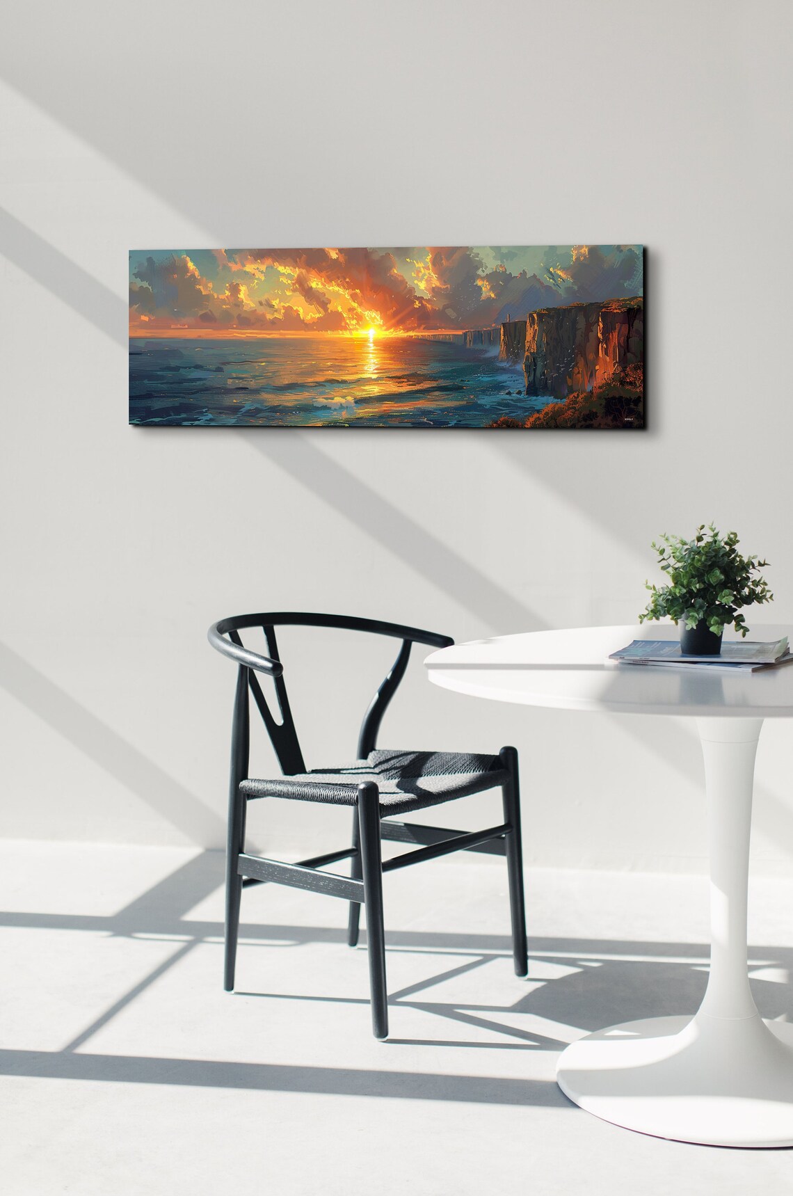Cliffs Of Moher At Sunset, Ireland Landscape Painting - Image 6