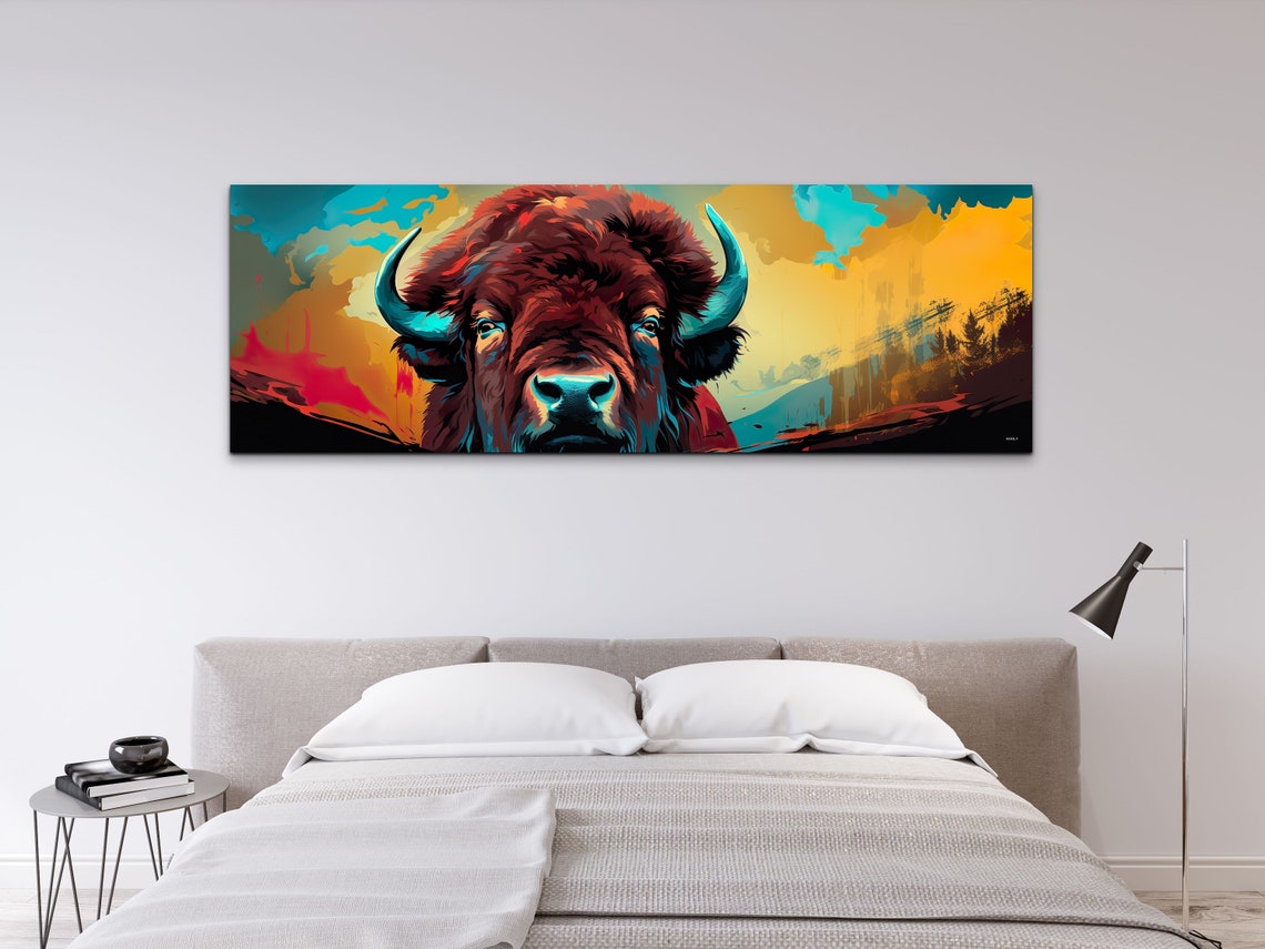 Bison - Modern Art Print - Image 6