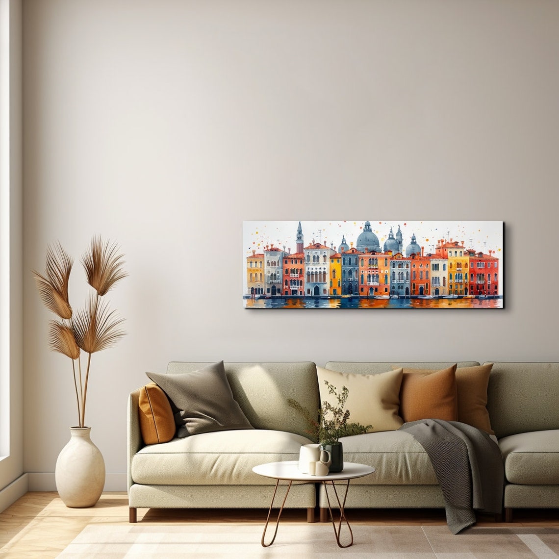 Colorful Venice Waterfront Domes and Bell Tower Skyline Poster - Image 6