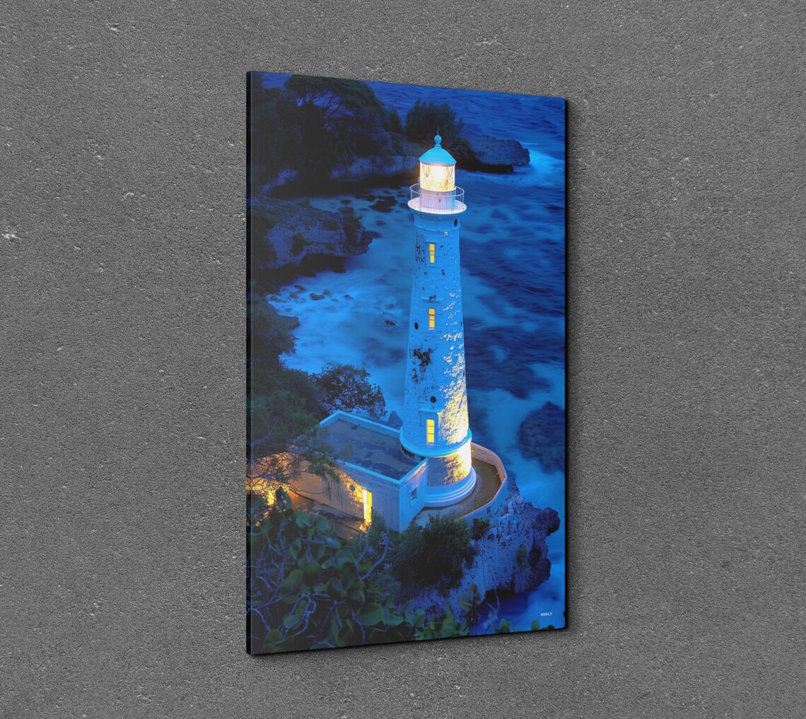 Lighthouse Nautical Art, Ocean Art Print - Image 6