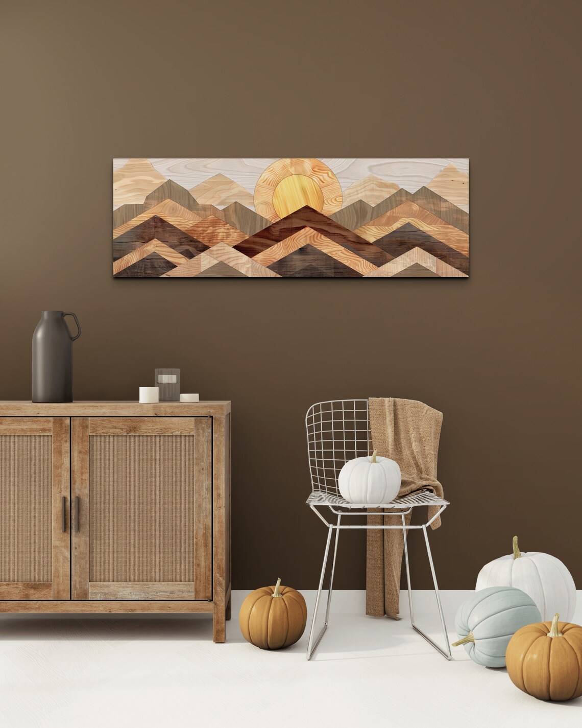 Western Mountain Range, Panoramic Landscape Print - Image 4