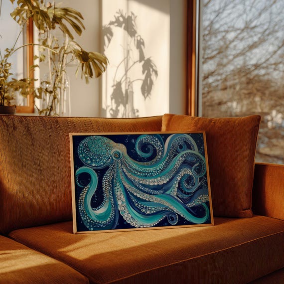 Ocean Dance Of The Blue Octopus