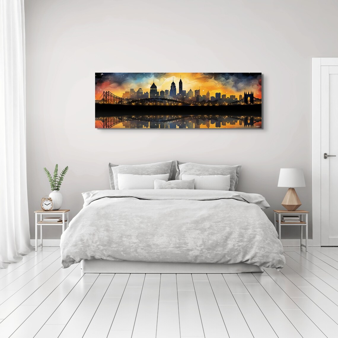 Pittsburgh Skyline Travel Poster, City Life Decor - Image 6