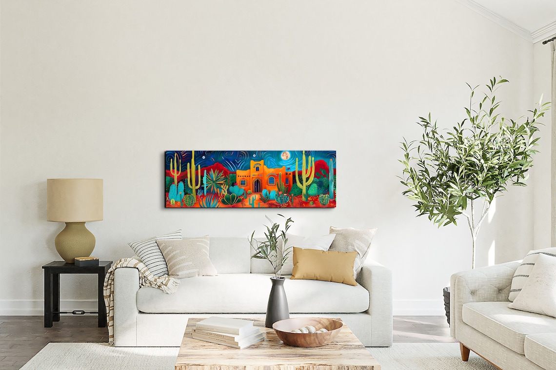 Southwest Desert Watercolor Art Print, Cactus Art - Image 4