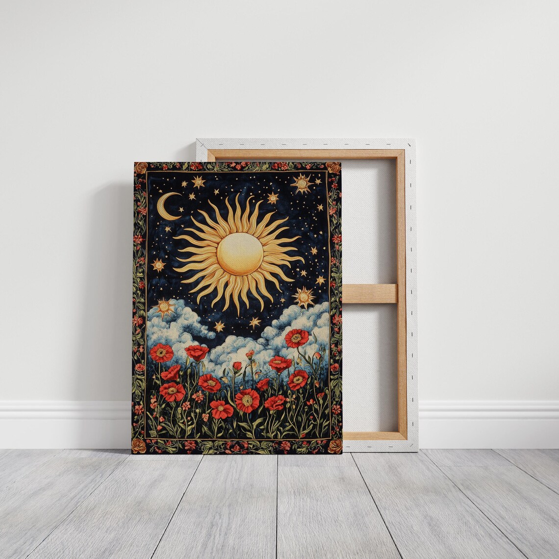 Celestial Sun And Moon, Starry Night Theme - Image 6