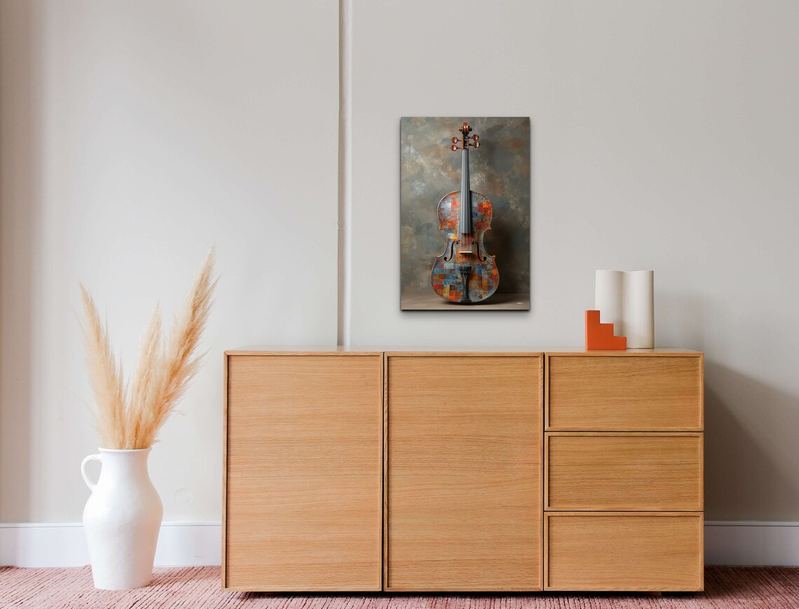 Violin Music Studio Decor Wall Art Print - Image 5