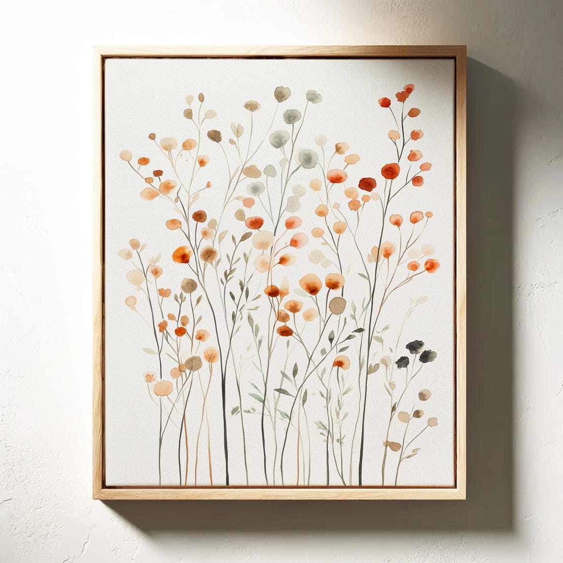 Watercolor Wildflowers, Elegant Botanical Art Print - Image 2