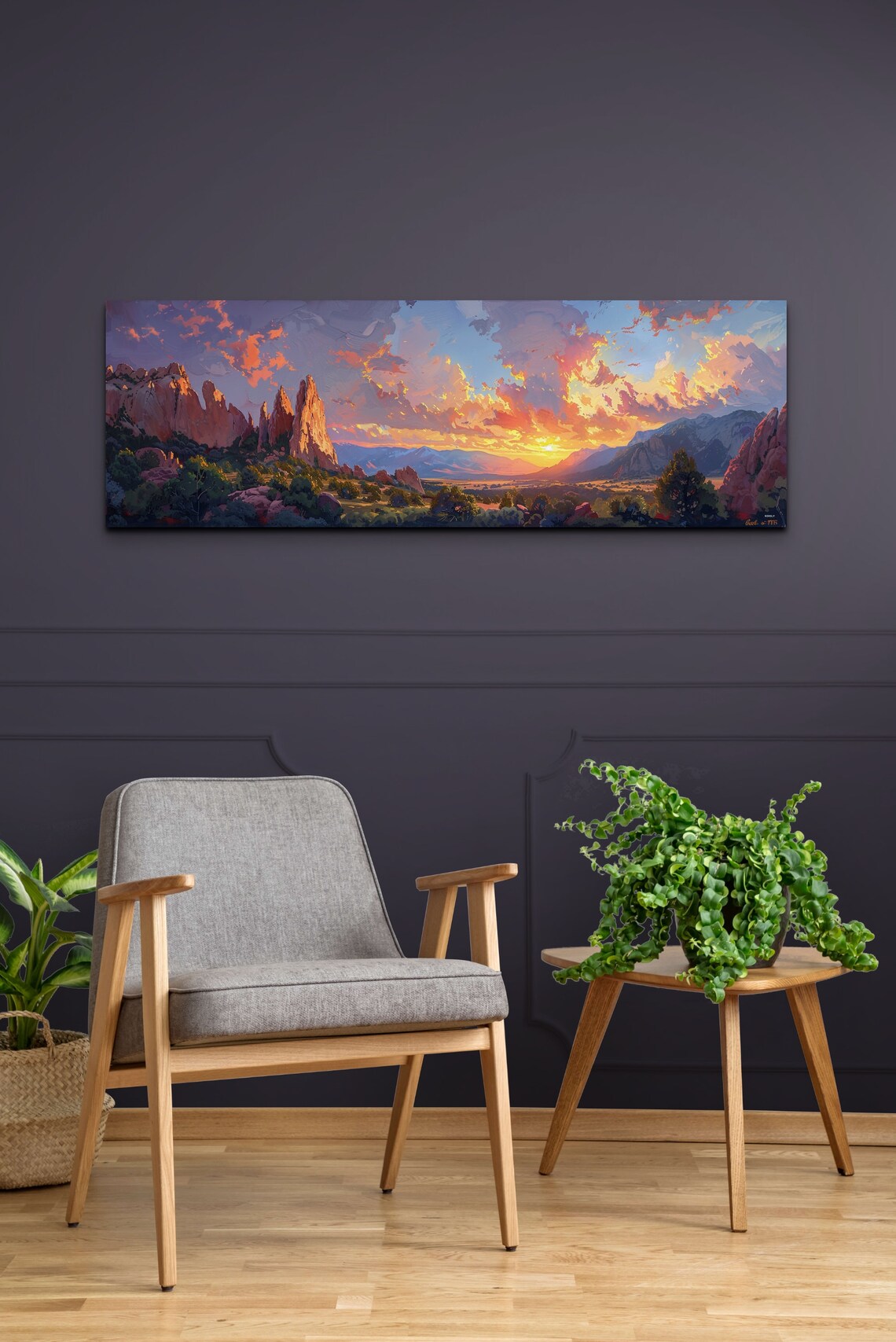 Garden of the Gods Colorado Panoramic Art Print - Image 3