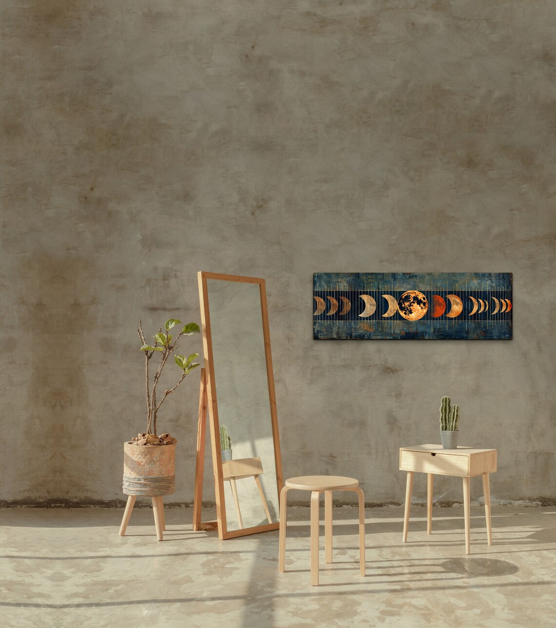 Moon Phase - Panoramic Celestial Art Print - Image 5