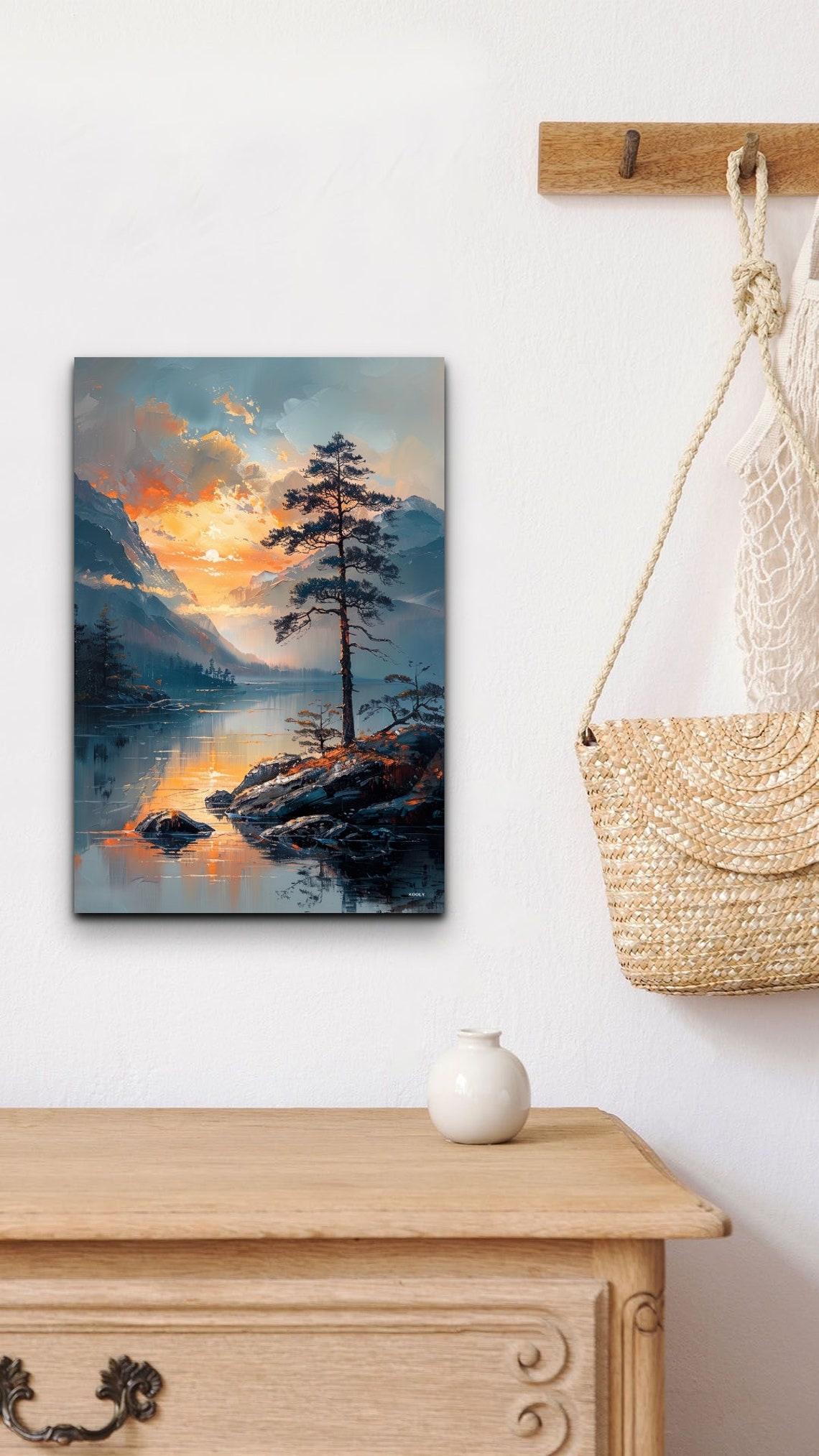 Japanese Art, Japandi Nature Portrait - Image 6