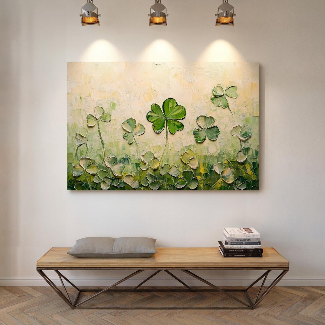 Lush Green Clover Art Print for Nature-Inspired Decor - Image 7