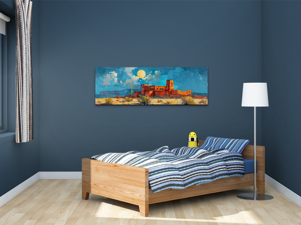 Southwest Desert Watercolor Art Print, Cactus Decor - Image 5
