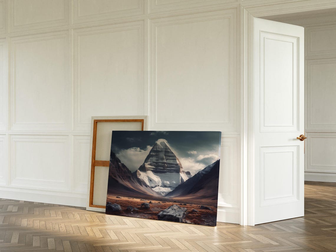 Snow-Capped Pyramid Peak Dramatic Mountain Wilderness Landscape Poster - Image 3