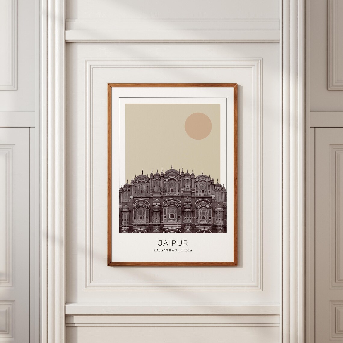 Jaipur Minimalist Travel Poster, Rajasthan India - Image 2
