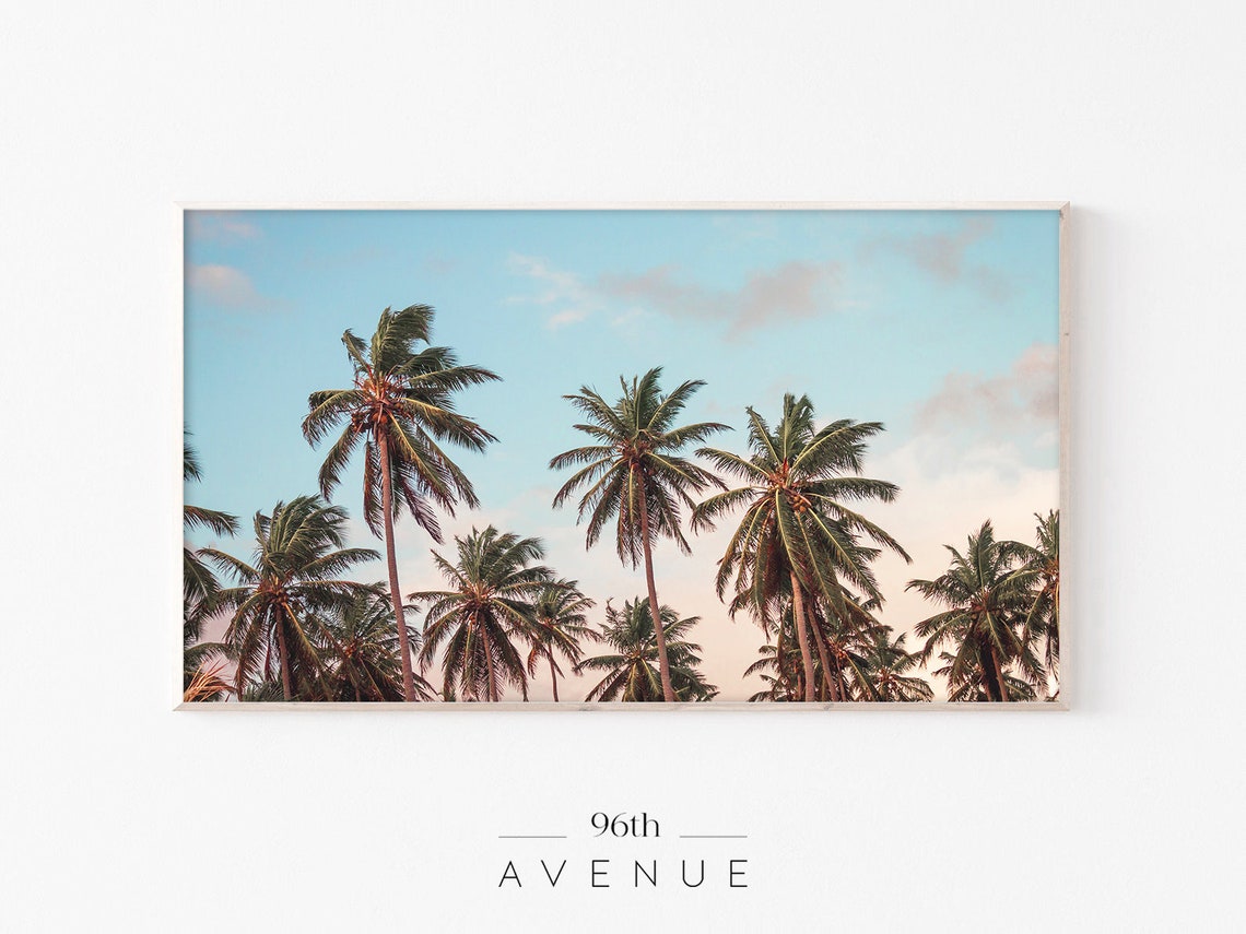 Palm Trees Tropical Wall Art Print