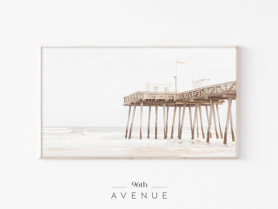 Huntington Beach Pier Travel Poster