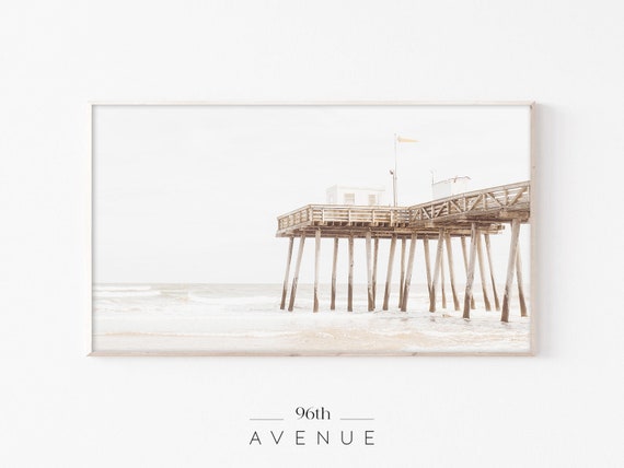 Huntington Beach Pier Travel Poster