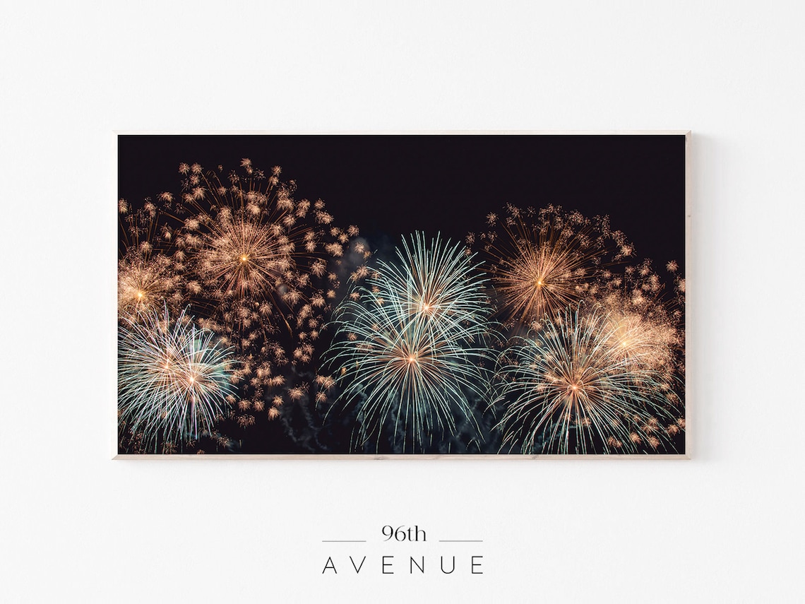 Happy New Year Festive Holiday Art Print