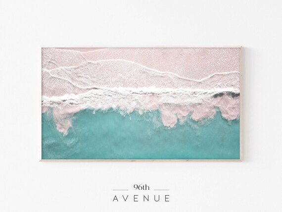 Pastel Coastal TV Art Print