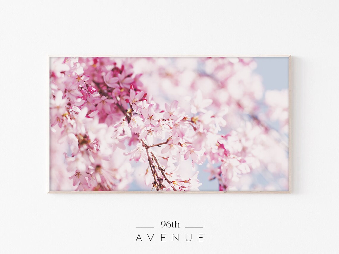 Cherry Blossom Art Frame Tv