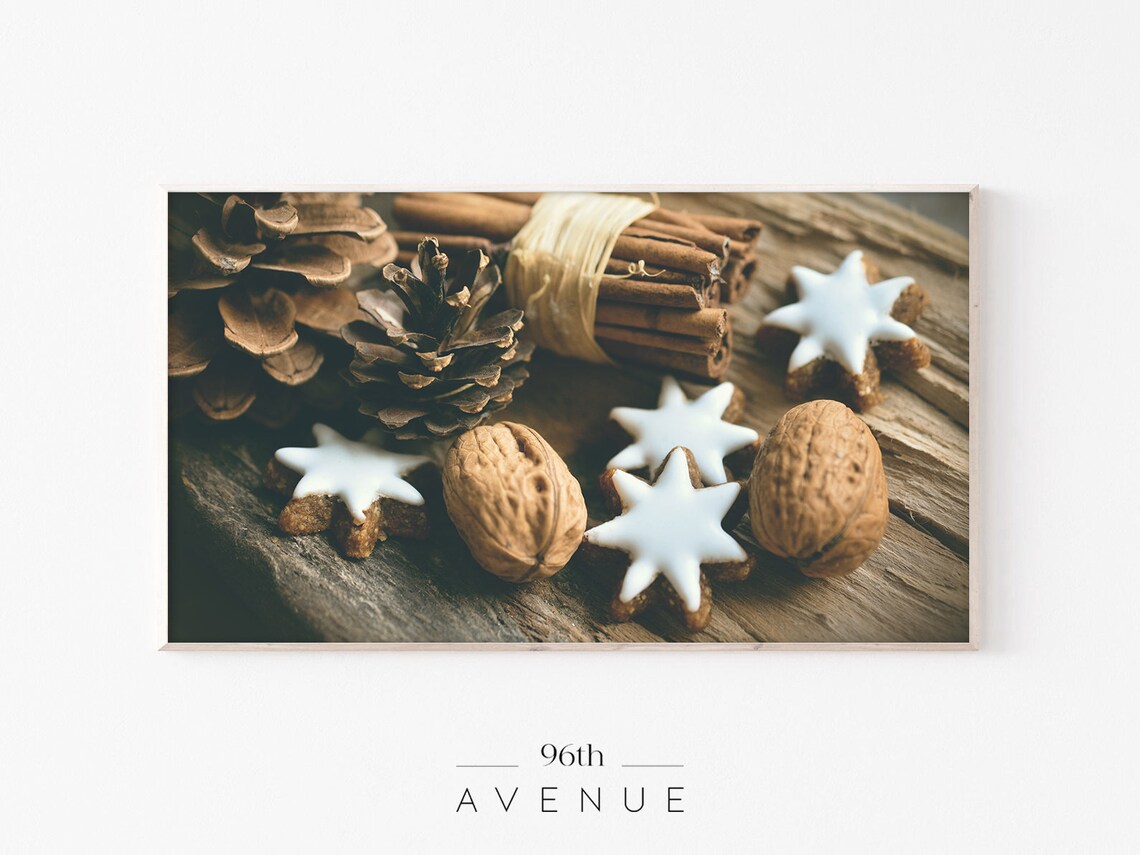 Holiday Cinnamon Cookies Art Print, Tv Art