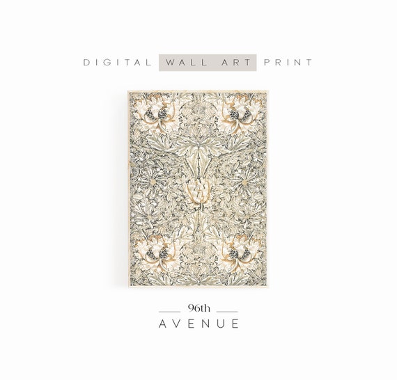 Vintage Tapestry Textile Art Print