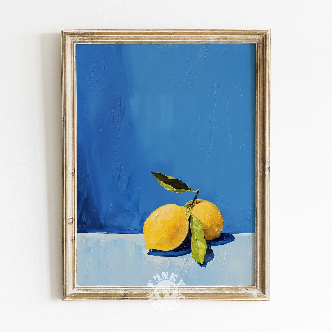Lemon Still Life, Retro Kitchen Art Print