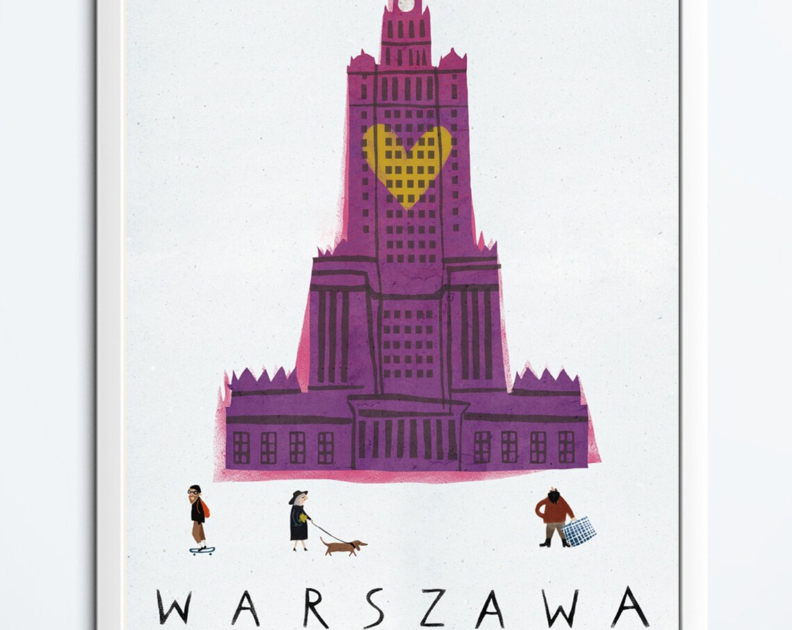 Boho Poland Poster Print, Warsaw Warszawa - Image 2
