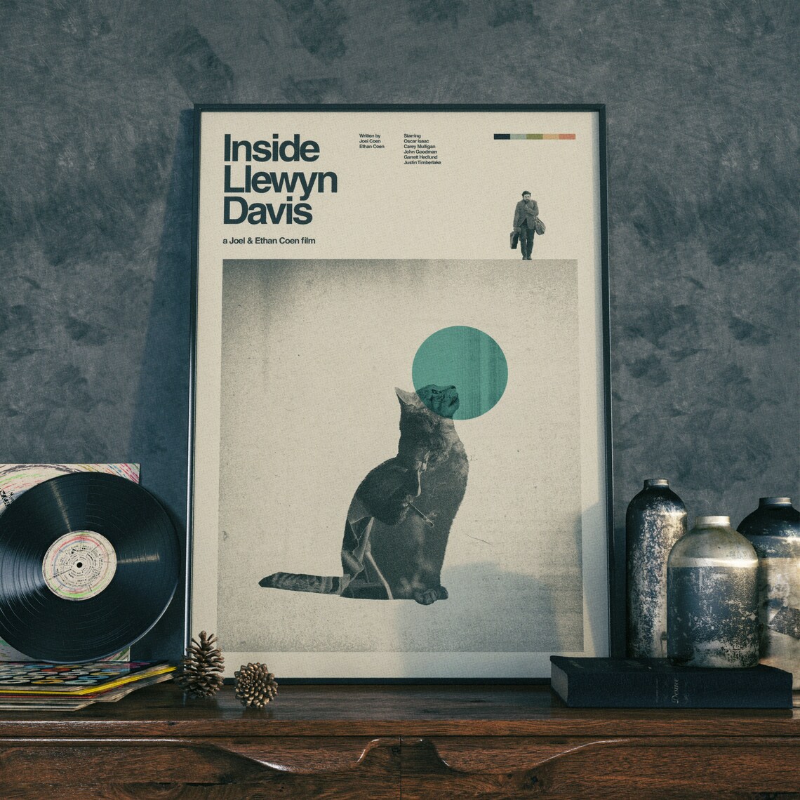 Inside Llewyn Davis Inspired Retro Film Art Print